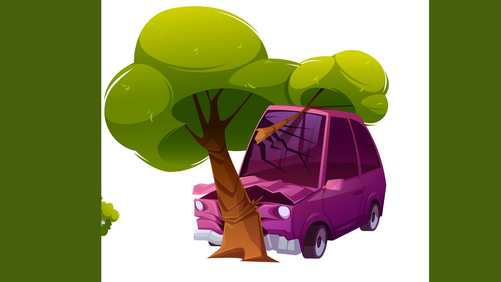 colisionar un turismo con un árbol