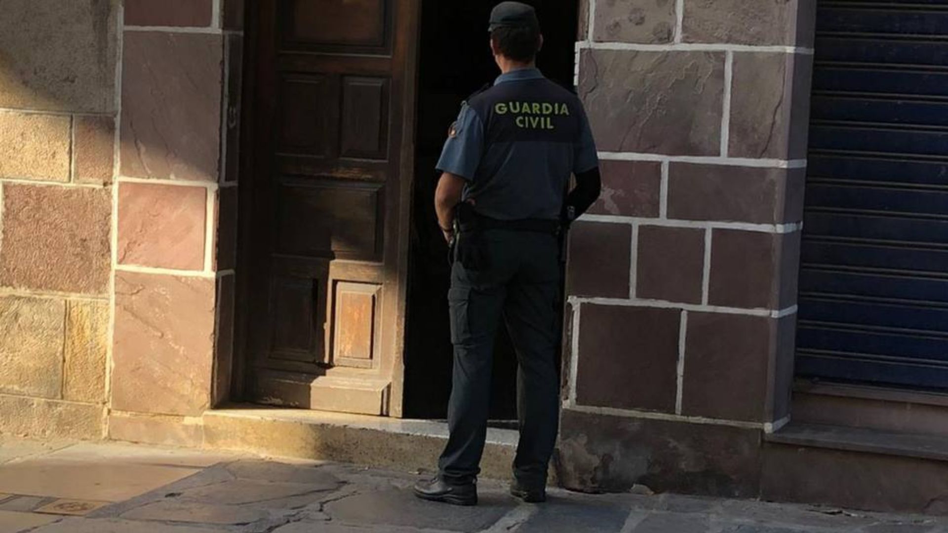 Imagen del lugar de la explosión (Fotografía de Esther López, COPE Pamplona)
