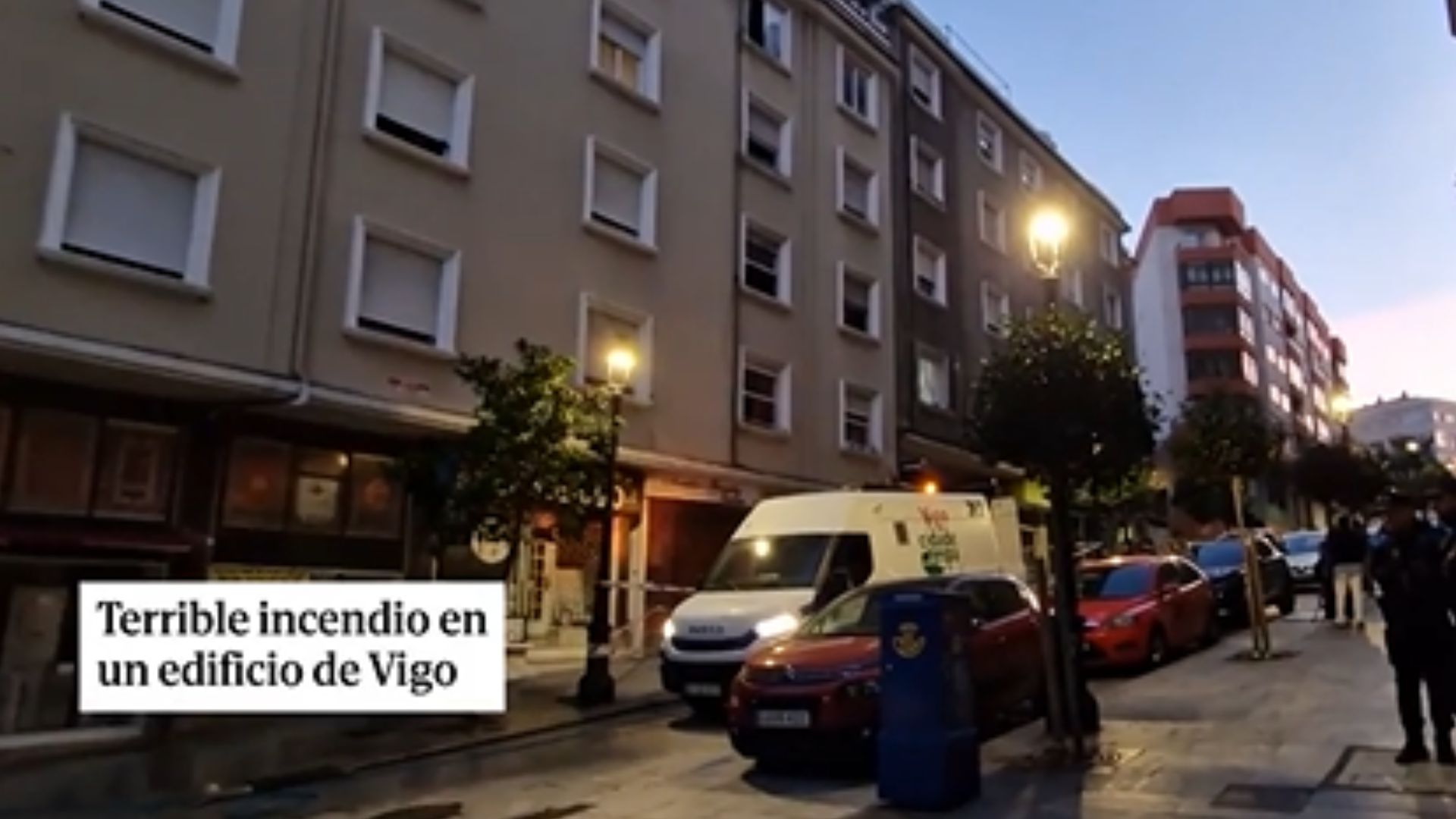 Mueren cuatro personas tras un incendio en un edificio de Vigo
