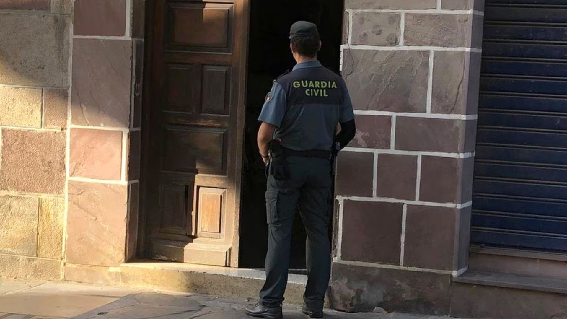 Lugar de la explosión, donde un varón de 25 años ha fallecido este domingo en Bera (Navarra).