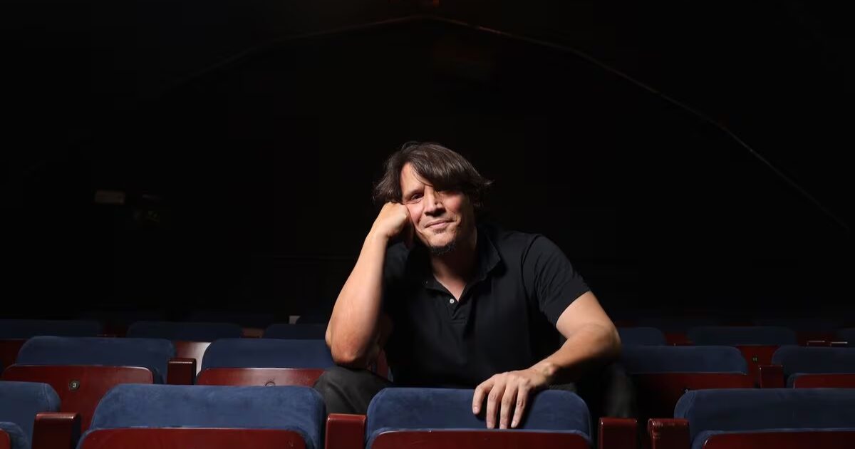 Sergio Peris-Mencheta, en el Teatro de la Abadía, de Madrid, en junio, para el estreno de la obra 'Cielos'.