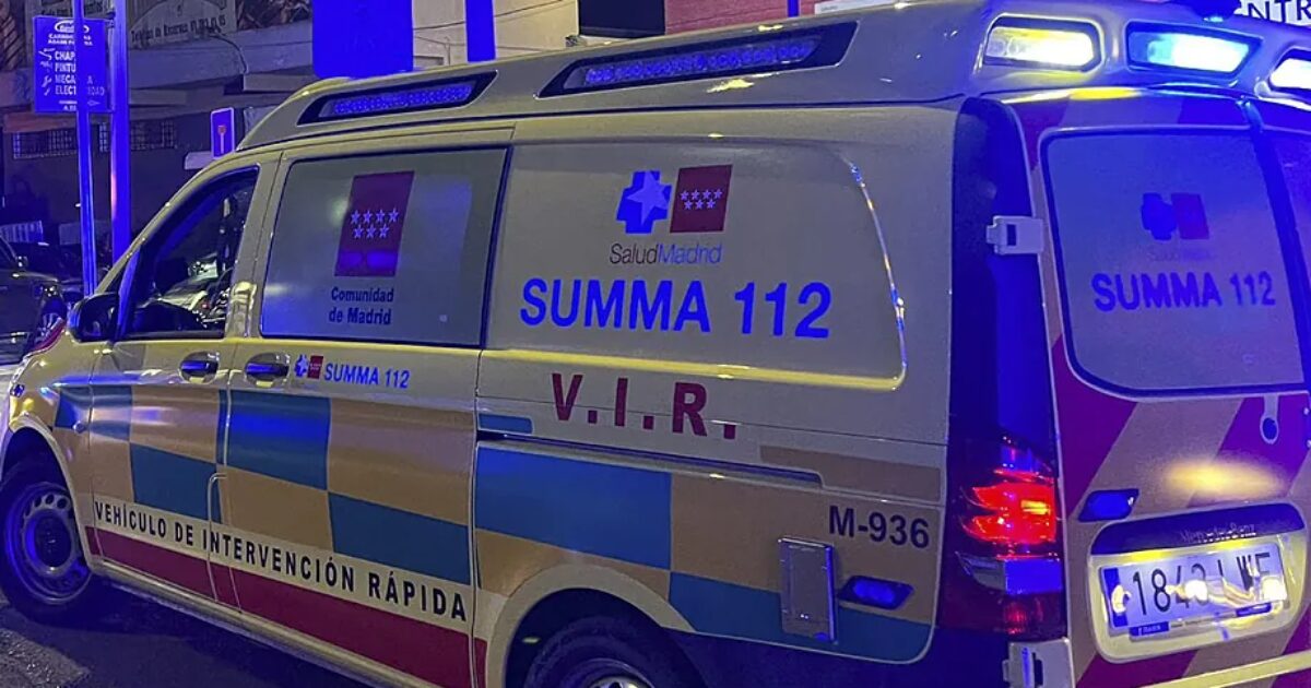Una ambulancia