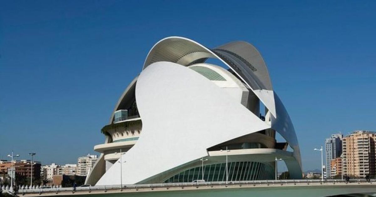Vista del Palau de les Arts de Valencia