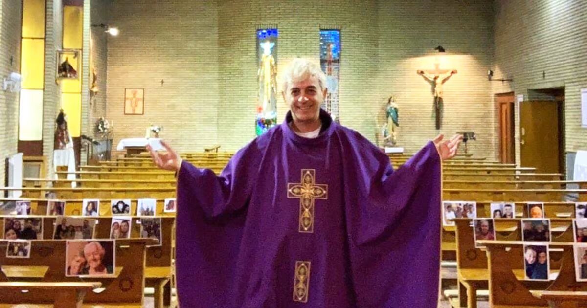 El sacerdote Javier Sánchez, en una imagen facilitada por el Arzobispado de Zaragoza.