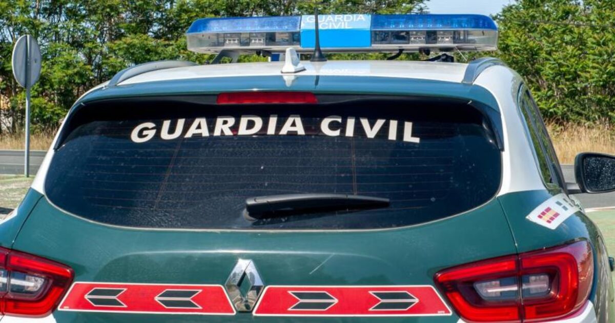 Imagen de un coche patrulla de la Guardia Civil