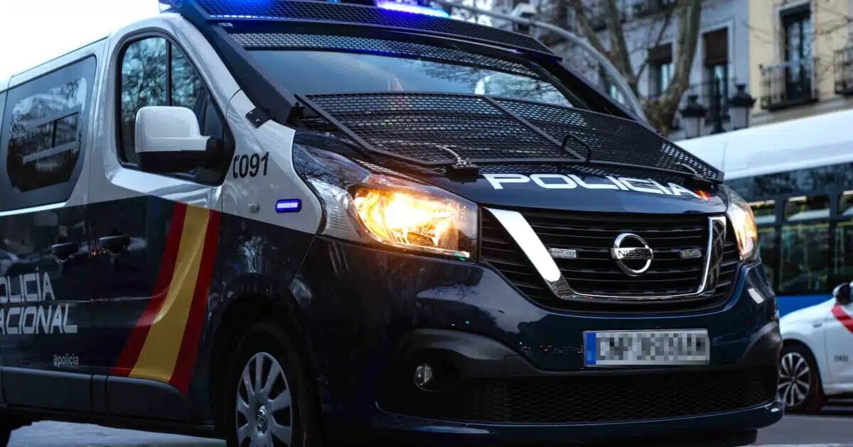 Un coche de Policía Nacional