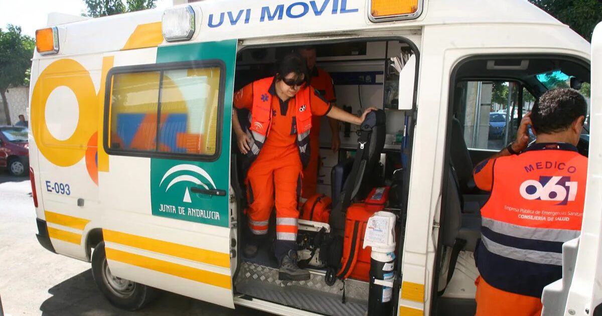 Una ambulancia en Córdoba, durante una intervención