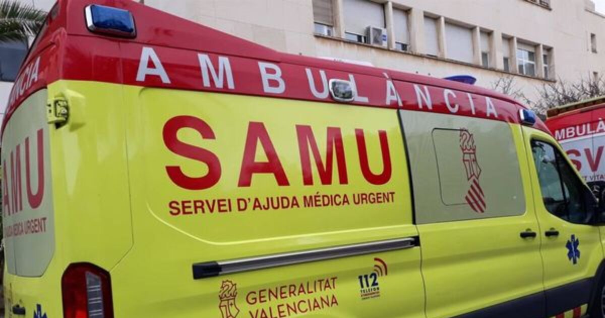Una ambulancia del SAMU en Alicante.
