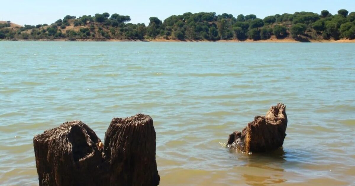 El pantano del Corumbel en La Palma del Condado