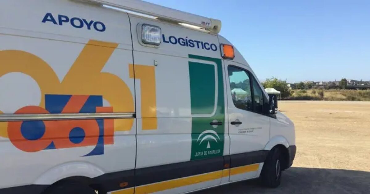 Los servicios del 061 se desplazaron hasta el lugar del accidente